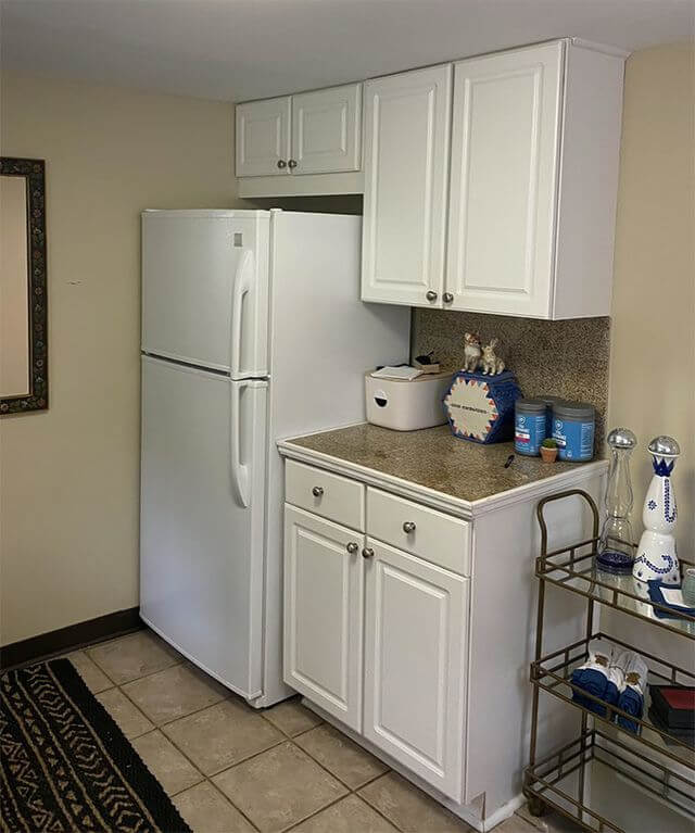 Gia chủ muốn không gian nhà bếp trông sạch sẽ và sáng sủa hơn.