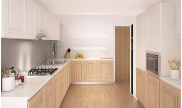 Cách chọn tủ bếp đẹp cho căn hộ chung cư nhỏ 6 Cách chọn tủ bếp đẹp cho căn hộ chung cư nhỏ