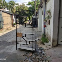 ke trang tri mat go khung sat ghf 6087 10