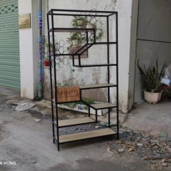 ke trang tri mat go khung sat ghf 6087 11