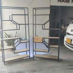 ke trang tri mat go khung sat ghf 6087 3