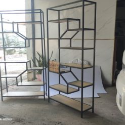 ke trang tri mat go khung sat ghf 6087 4