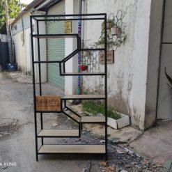 ke trang tri mat go khung sat ghf 6087 9