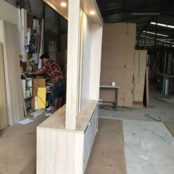 Kệ vách ngăn phòng gỗ công nghiệp MDF chống ẩm GHF-7191