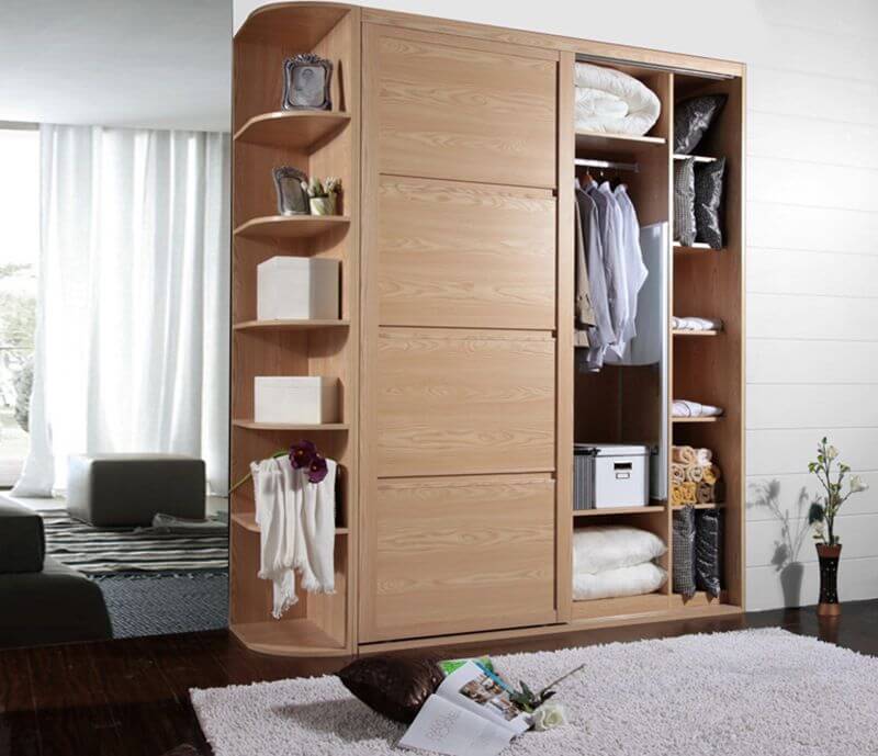 Chọn tủ quần áo đúng phong thủy cho nhà thịnh vượng, hạnh phúc bền lâu - Ảnh 2. Bạn có thể chọn những gam màu tươi tắn giúp không gian đặt tủ thêm cảm giác vui tươi, thoáng đãng.