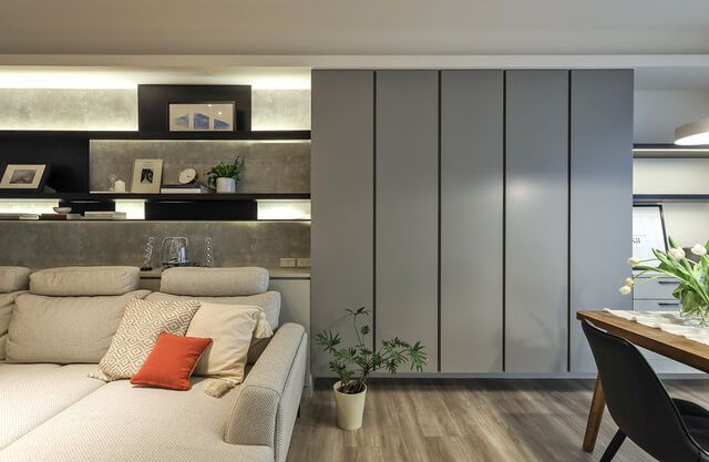 Căn hộ đầy nắng với góc nào cũng riêng tư, hiện đại dù diện tích khiêm tốn 3 Những điểm sáng của đèn hắt tường, đèn trần giúp cho từng góc nhỏ trở nên tươi tắn và ấn tượng.