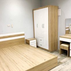 Combo phòng ngủ gỗ công nghiệp MDF chống ẩm phủ Melamine GHS-7878