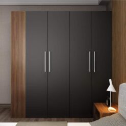 Tủ Áo 4 Cánh Gỗ MDF Melamine Có Kệ GHF-7325