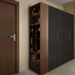 Tủ Áo 4 Cánh Gỗ MDF Melamine Có Kệ GHF-7325