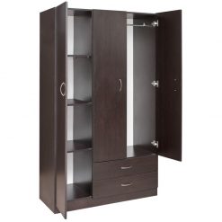 Tủ áo gỗ công nghiệp MDF chống ẩm 3 cánh GHF-7315 11 Tủ áo gỗ công nghiệp MDF chống ẩm 3 cánh GHF-7315