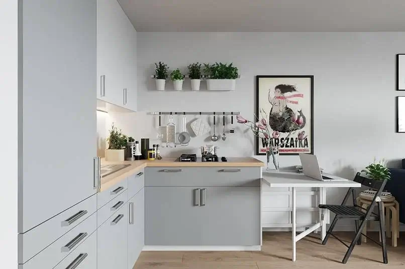 10 ý tưởng thiết kế phòng bếp nhỏ nhưng vẫn đầy đủ tính năng cơ bản 5 y tuong thiet ke phong bep dep 4 1112
