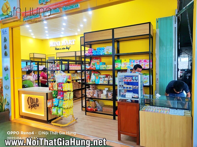 Thi công kệ trưng bày sản phẩm tại MiniMart – Cao Tốc Từ Trung Lương Về TpHCM 14 thi cong ke trung bay san pham tai minimart cao toc tu trung luong ve tphcm 14