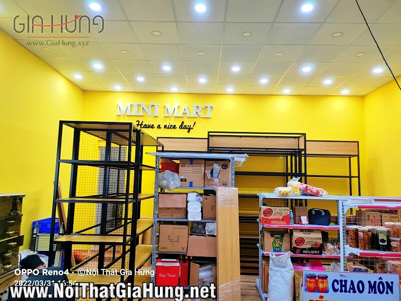 Thi công kệ trưng bày sản phẩm tại MiniMart – Cao Tốc Từ Trung Lương Về TpHCM 4 thi cong ke trung bay san pham tai minimart cao toc tu trung luong ve tphcm 4