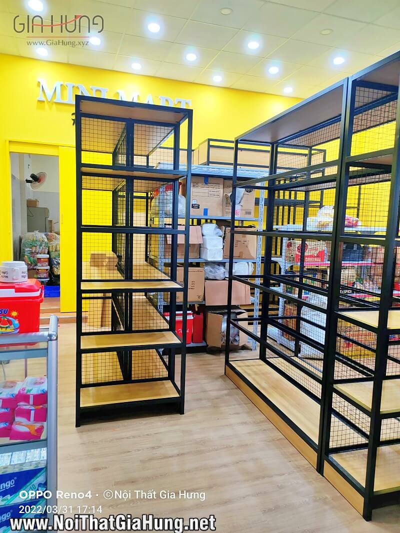Thi công kệ trưng bày sản phẩm tại MiniMart – Cao Tốc Từ Trung Lương Về TpHCM 5 thi cong ke trung bay san pham tai minimart cao toc tu trung luong ve tphcm 5