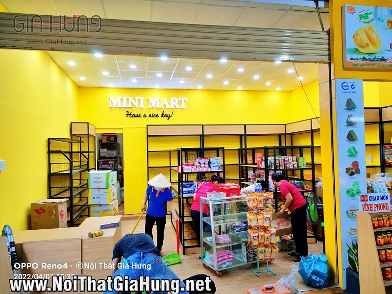 Thi công kệ trưng bày sản phẩm tại MiniMart – Cao Tốc Từ Trung Lương Về TpHCM 9 thi cong ke trung bay san pham tai minimart cao toc tu trung luong ve tphcm 9