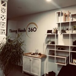 Kệ trang trí khung sắt mặt gỗ treo tường GHS-9217 7 ke trang tri khung sat mat go treo tuong ght 170