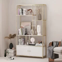 Ke trang tri khung chan sat mat go co tu GHS 9617 3