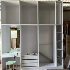 tu quan ao go cong nghiep mdf chong am co guong ghs 9595 5